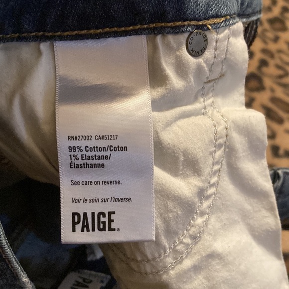 GUC PAIGE Shorts Women’s Size 27 Paige Roll up Distressed Denim Shorts - Picture 6 of 15